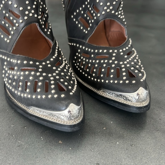 Jeffrey Campbell Studded Cutout Leather Booties - Picture 5 of 6